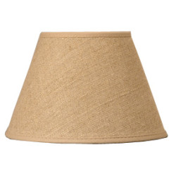 Abat-jour Conica Cottage en lin beige aurore Ø 30 cm NIEDERAU