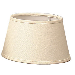 Abat-jour Altro en soie écru Ø 20 cm NIEDERAU