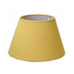 Abat-jour Conica en coton moutarde Ø 20 cm NIEDERAU