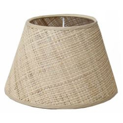 Abat-jour Conica en rafia Nature Ø 20 cm NIEDERAU