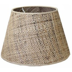 Abat-jour Conica en rafia Duotono Ø 30 cm NIEDERAU