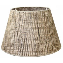 Abat-jour Conica en rafia Duotono Ø 40 cm NIEDERAU