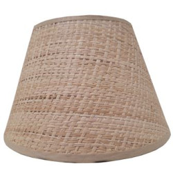 Abat-jour Conica en rafia Nature Ø 40 cm NIEDERAU