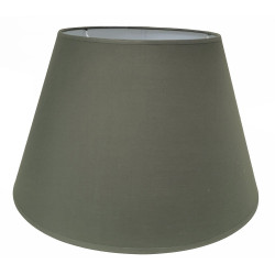 Abat-jour Conica en coton vert Ø 40 cm NIEDERAU