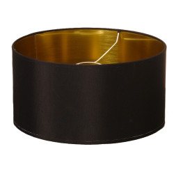 Abat-jour Tandem doré et noir Ø 35 cm NIEDERAU