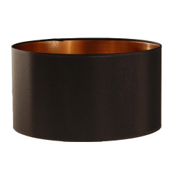 Abat-jour Tandem cuivre et noir Ø 20 cm NIEDERAU
