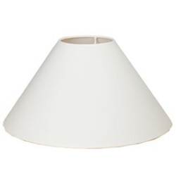 Abat-jour Tonkinois en coton blanc cassé Ø 40 cm NIEDERAU