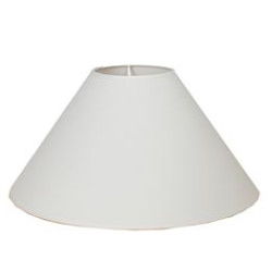 Abat-jour Tonkinois en coton gris clair Ø 40 cm NIEDERAU