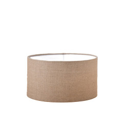 Abat-jour Tubo Cottage en soie écru Ø 20 cm NIEDERAU