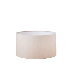 Abat-jour Tubo Cottage en lin écru Ø 25 cm NIEDERAU