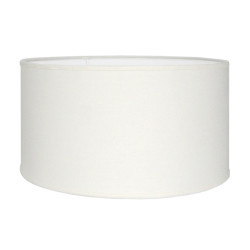 Abat-jour Tubo Cottage en soie écru Ø 40 cm NIEDERAU