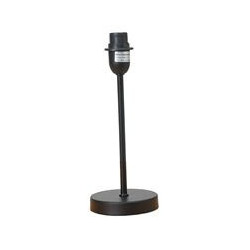 Pied de lampe en métal noir Ø 10 x 26 cm NIEDERAU