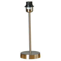 Pied de lampe en métal nickel Ø 12 x 32 cm NIEDERAU