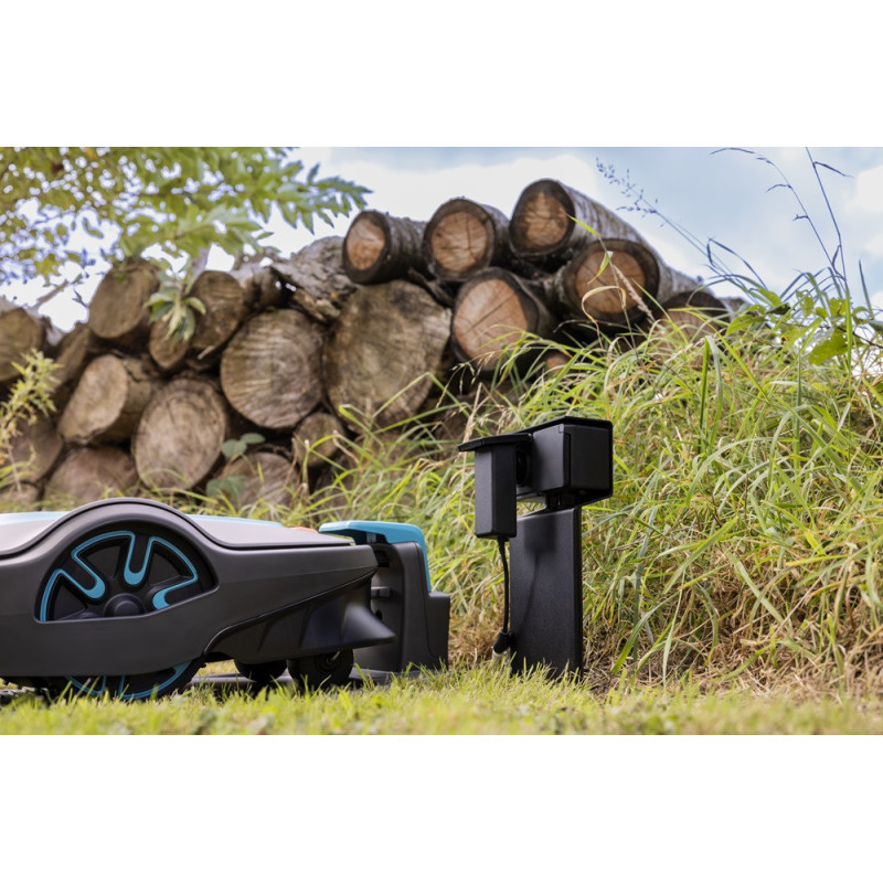 Borne de jardin Hydro Essential 2 prises noire NIKO – Éclairage extéri