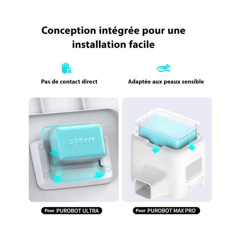 Désodorisant N60 pour bac à litière Purobot Ultra et Max Pro 3 pièces Petkit