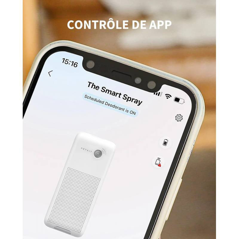 Spray désodorisant intelligent Pura Air pour bac à litière Petkit