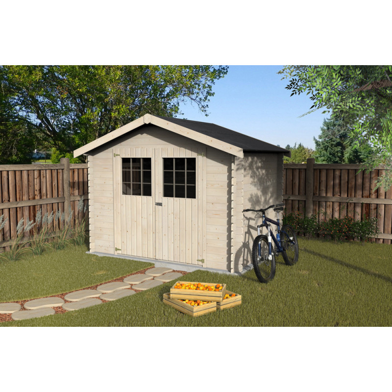 Abri de jardin bois Flodova 28mm 3.17x2.13m | DÉCOR ET JARDIN Abri de jardin bois Flodova 28mm 3.17x2.13m | DÉCOR ET JARDIN