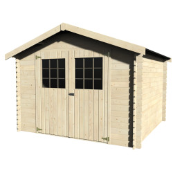 Abri de jardin bois Flodovrak 28mm 3.17x3.13m DÉCOR JARDIN | DÉCOR ET JARDIN