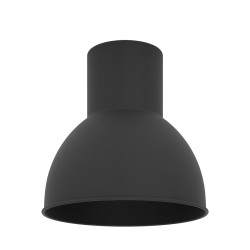 Abat-jour Capoliveri en métal noir Ø 17