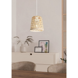 Abat-jour Capoliveri en bambou Nature Ø 16 cm