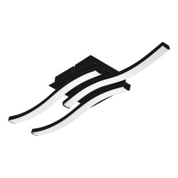 Plafonnier LED Cabezas noir blanc neutre 2130 lm 14