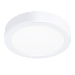 Plafonnier LED Fueva 5 blanc Ø 16 cm blanc chaud 1350 lm 11 W