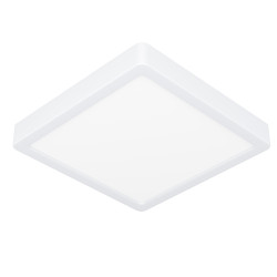 Plafonnier LED Fueva 5 blanc 21 x 21 cm blanc chaud 2000 lm 17 W