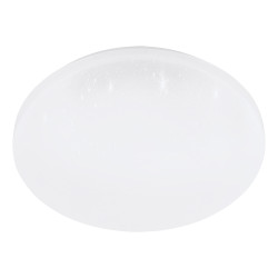Plafonnier LED Frania-S blanc Ø 31 cm blanc neutre 1850 lm 18 W