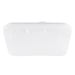 Plafonnier LED Frania-S blanc 33 x 33 cm blanc neutre 1600 lm 14