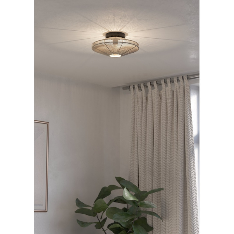 Plafonnier Midsumer noir E27 40 W