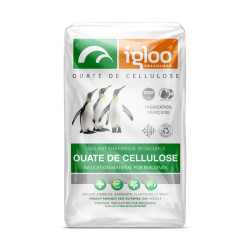 Ouate de cellulose 11,3 kg IGLOO - Isolant écologique | IGLOO