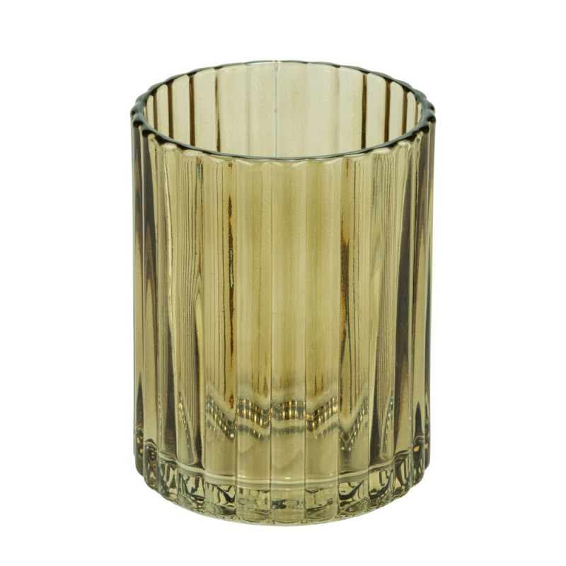 Verre à poser Pompei marron vert WENKO – Accessoire Bain | WENKO