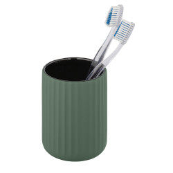 Verre à poser Belluno vert WENKO - Distributeur de savon | WENKO