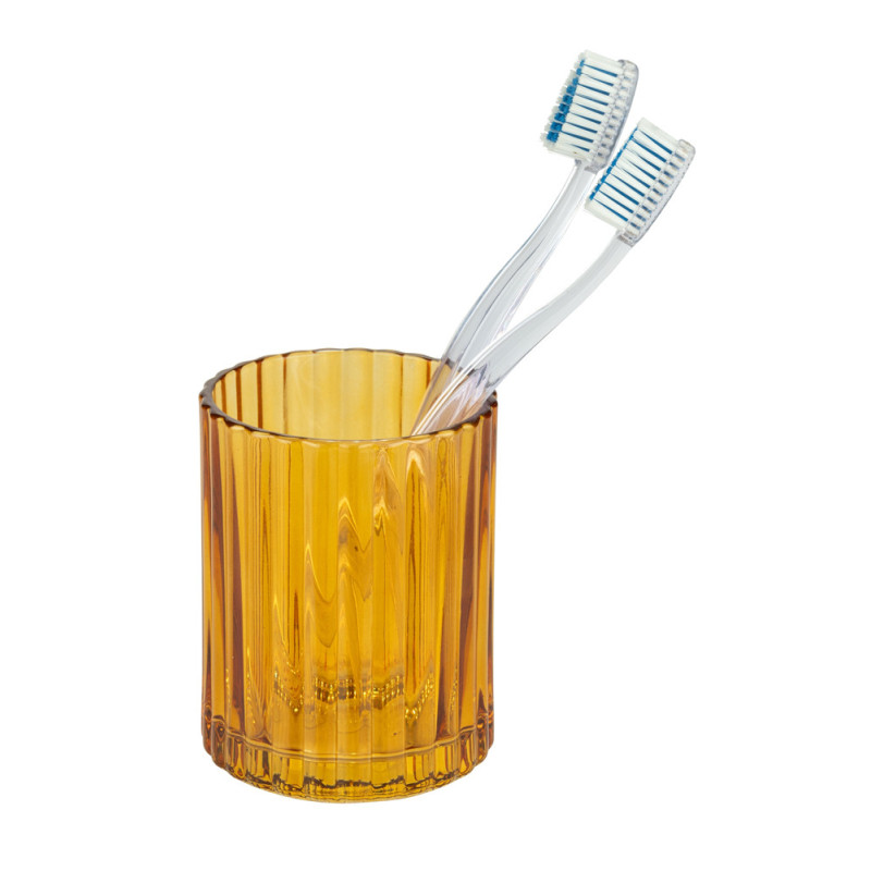 Verre à poser Pompei ambre WENKO - Distributeur de savon | WENKO