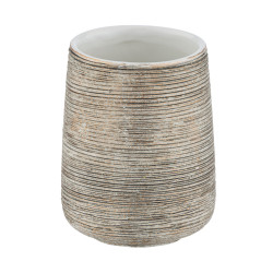 Verre à poser Fedio beige et or WENKO – Accessoire salle de bain | WENKO