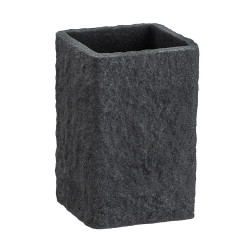 Verre à poser Villata gris WENKO - Accessoire salle de bain | WENKO