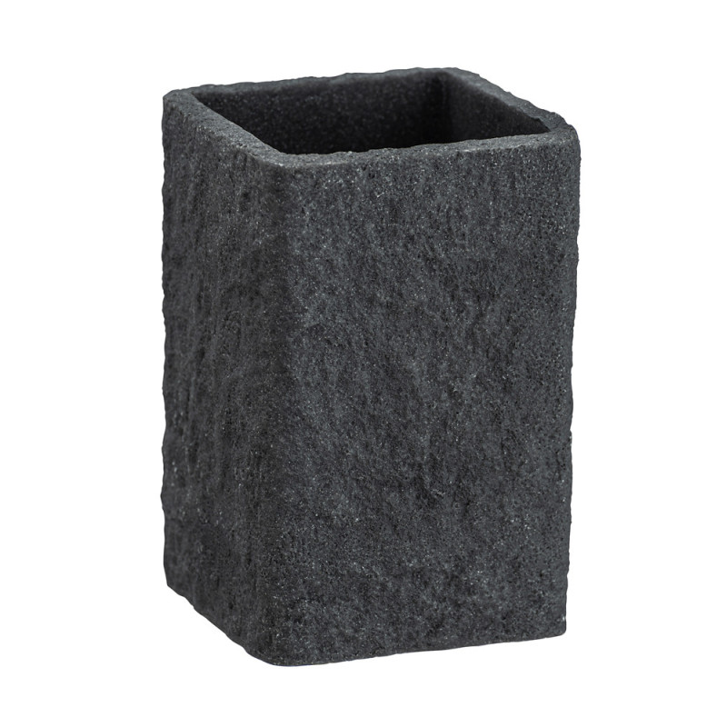 Verre à poser Villata gris WENKO - Accessoire salle de bain | WENKO