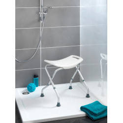 Tabouret de bain pliable Secura WENKO – Sécurité | WENKO