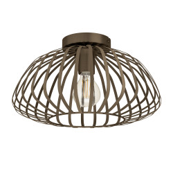 Plafonnier Espinal bronze E27 40 W EGLO