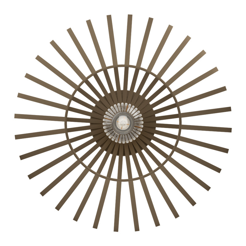 Plafonnier Espinal bronze E27 40 W EGLO