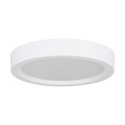 Plafonnier LED Idun blanc Ø 21 cm blanc chaud 1250 lm 14 W EGLO