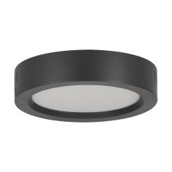 Plafonnier LED Idun noir Ø 16 cm blanc neutre 1325 lm 12 W EGLO