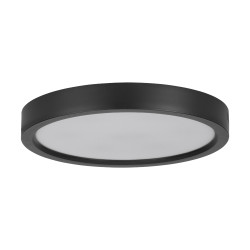 Plafonnier LED Idun noir Ø 28