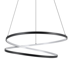 Suspension LED Ruotale noire Ø 70 cm 42 W EGLO