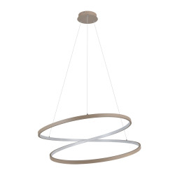 Suspension LED Ruotale sable Ø 70 cm 42 W EGLO