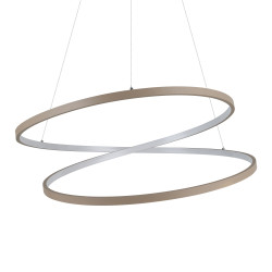 Suspension LED Ruotale sable Ø 70 cm 42 W EGLO