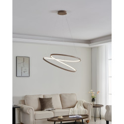 Suspension LED Ruotale sable Ø 70 cm 42 W EGLO