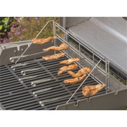 Support élévation vertical pour 8 brochettes - WEBER Support élévation vertical pour 8 brochettes - WEBER