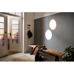 Plafonnier LED connecté Rovito blanc RGB 2200 lm 16