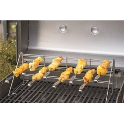 Support élévation vertical pour 8 brochettes - WEBER Support élévation vertical pour 8 brochettes - WEBER